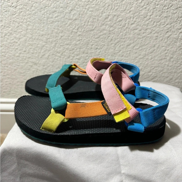 Teva Kids' Original Universal Sandal 90S Multi Size 3 - Picture 3 of 8